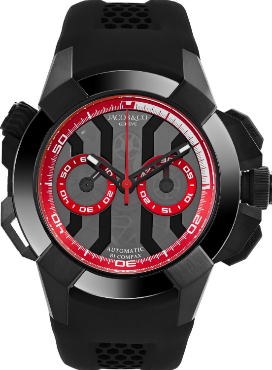 Fake Jacob & Co Epic X Chrono Black Titanium EC311.21.SB.BR.ABRUA watch